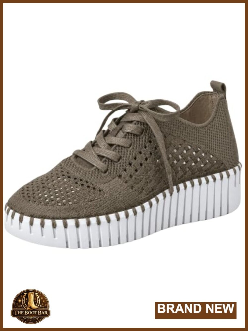 Women's Lace Up Wedge Sneakers - Breathable Nylon, Arch Support, Cushioned